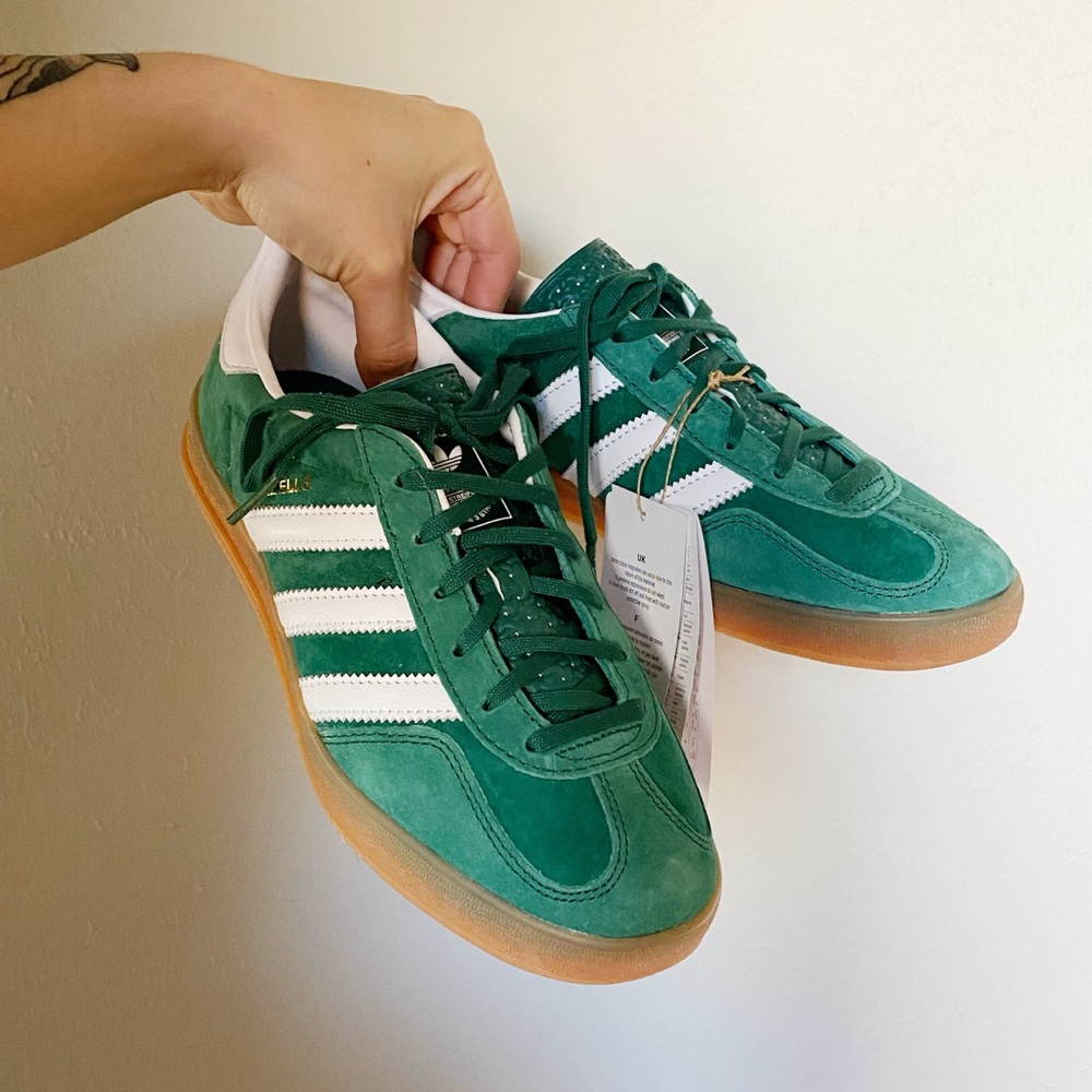 Adidas Gazelle Indoor Collegiate Green Gum
